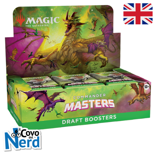 Commander Masters Draft ENG Booster Display - (24 Bustine) Magic the Gathering