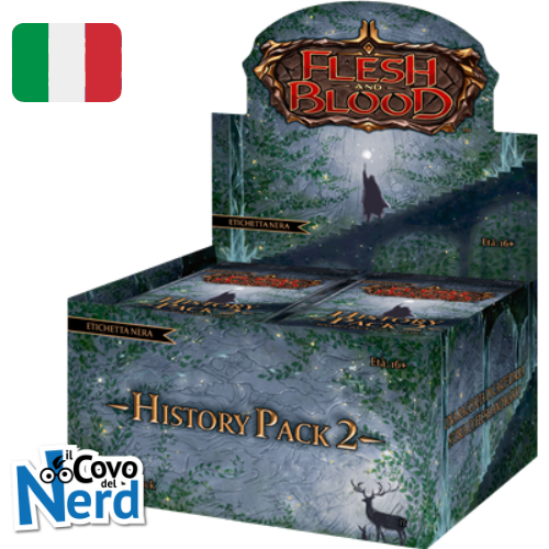 Histrory Pack 2 Black Label Booster Display (36 Packs) - Flesh & Blood TCG ITA