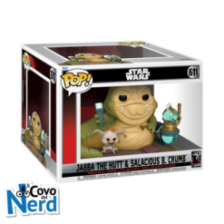 Funko POP! Moment: Star Wars Return of the Jedi 40th Ann. - Jabba the Hutte & Salacious B. Crumb 611