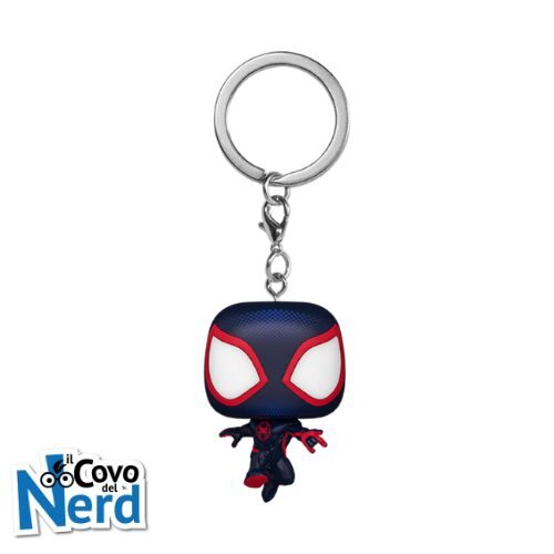Alternative view of Funko POP! Keychain: Spider-Man Across the Spider-Verse - Spider-Man