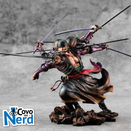 Roronoa Zoro - Megahouse - One Piece Portraits of Pirates - Statua 17cm - 90624