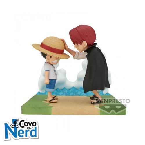 One Piece - World Collectable Figure - Log Stories - Monkey D. Luffy & Shanks - 7cm