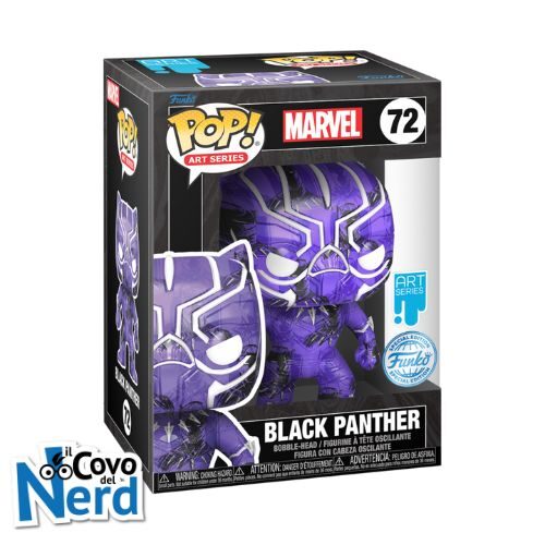 Funko POP! Art Series: Marvel - Black Panther Special Edition 72