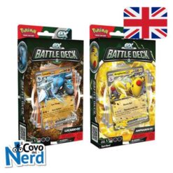 Scarlet & Violet Bundle Battle Deck Ampharos & Lucario ex (2 Mazzi) – Pokémon TCG – ENG
