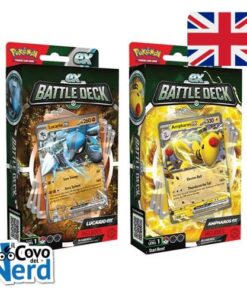 Scarlet & Violet Bundle Battle Deck Ampharos & Lucario ex (2 Mazzi) – Pokémon TCG – ENG