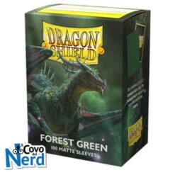 100 Dragon Shield Sleeves - Matte Forest Green