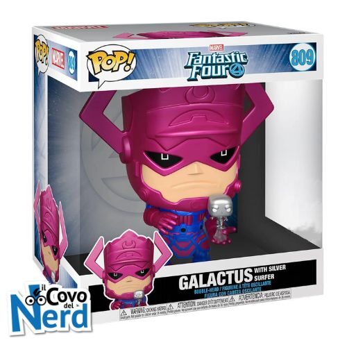 Funko POP! Marvel Jumbo: Fantastic Four - Galactus w/Silver Surfer Special Edition 809
