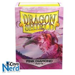 100 Dragon Shield Sleeves - Matte Pink Diamond