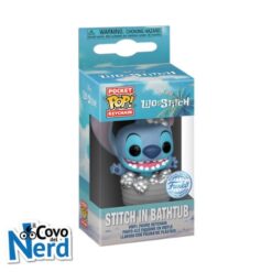 Funko POP! Keychain: Disney Lilo & Stitch – Stitch in Bathtub