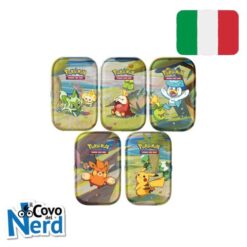Scarlatto & Violetto Paldea Friends Mini Tin Bundle (5 Latte) – Pokémon TCG – ITA