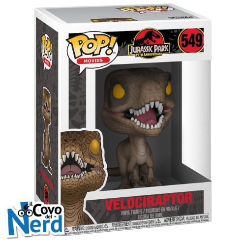 Funko POP! Movies: Jurassic Park 25th Ann. - Velociraptor 549