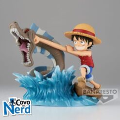One Piece - World Collectable Figure - Log Stories - Monkey D. Luffy vs Local Sea Monster - 7cm