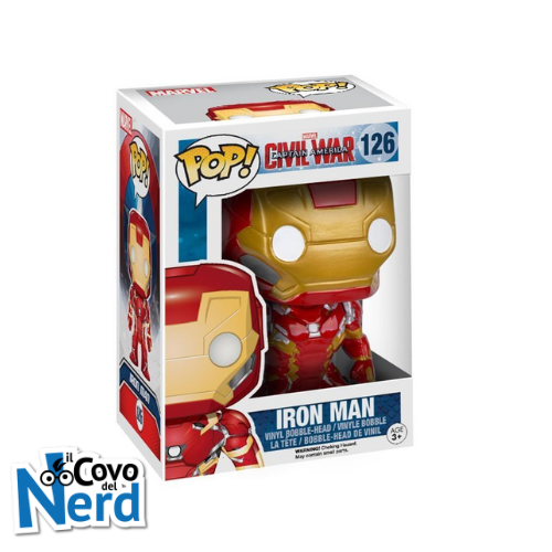 Funko POP! Marvel: Cap America Civil War - Iron Man 126