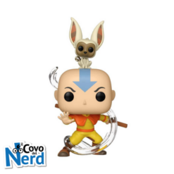 Funko POP! Animation: Avatar- Aang w/ Momo 534