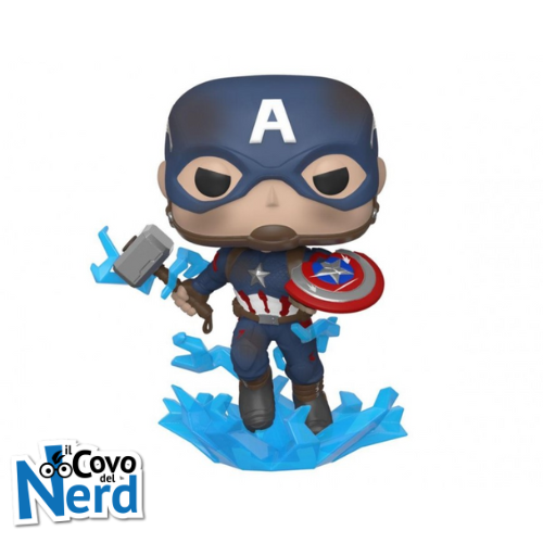 Funko POP! Marvel: Avengers Endgame - Captain America w/BrokenShield&Mjolnir 573