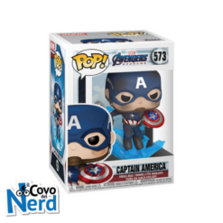 Funko POP! Marvel: Avengers Endgame - Captain America w/BrokenShield&Mjolnir 573
