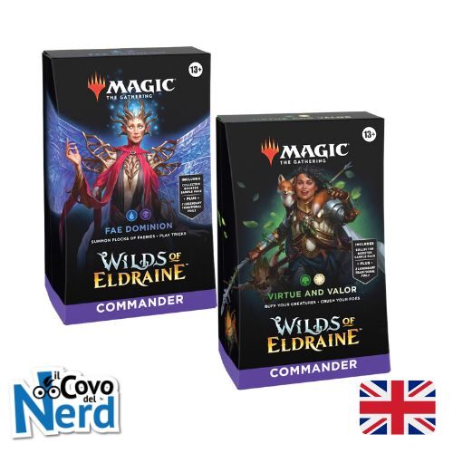 Commander Deck Wilds of Eldraine Bundle ENG (2 Mazzi) Magic the Gathering