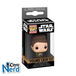 Funko POP! Keychain: Star Wars Obi-Wan Kenobi – Young Leia w/Lola