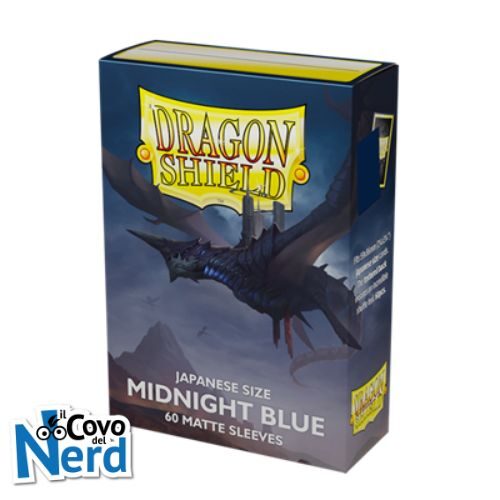 Matte Midnight Blue Sleeves (60) Dragon Shield Japanese