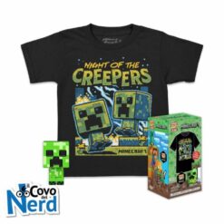 Funko POP! & Tee: Minecraft - Night of the Blue Creepers S