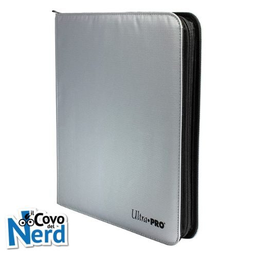 Silver - 9-Pocket Zippered PRO-Binder  - Ultra Pro