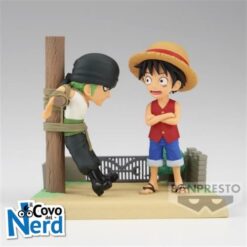 One Piece Figure Diorama: World Collectable Figure - Log Stories - Monkey D. Luffy & Roronoa Zoro 7cm - 88504
