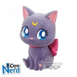 Sailor Moon Figure: Pretty Guardian Sailor Moon Cosmos - Fluffy Puffy - Luna 7cm - 88595
