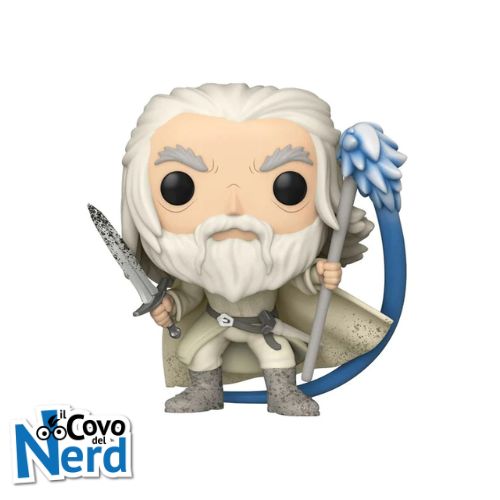 Alternative view of Funko POP! Movies: Lord of the Rings - Gandalf the White (Earth Day) Glow in the Dark Special Edition 1203
