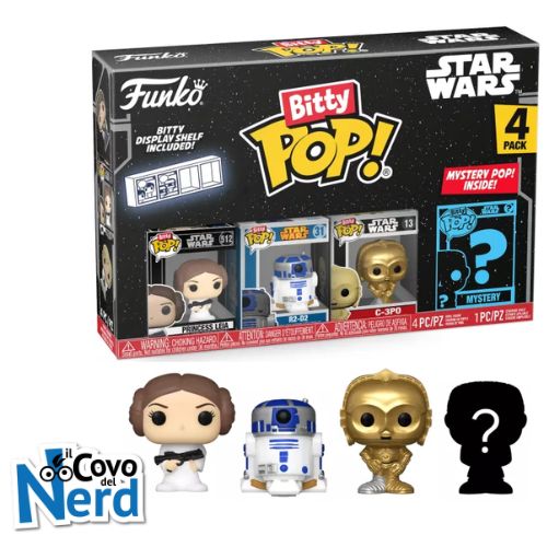 Bitty Pop! Star Wars: Princess Leia 4 Pack