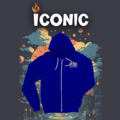 Alternative view of Iconic Zip-up Hoodie - Il Covo del Nerd Felpa con zip