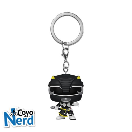 Alternative view of Funko POP! Keychain: Power Rangers - Black Ranger