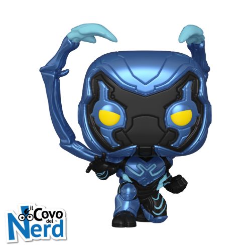 Alternative view of Funko POP! Movies: Blue Beetle - Blue Beetle Glow in the Dark Chase Exclusive 1403