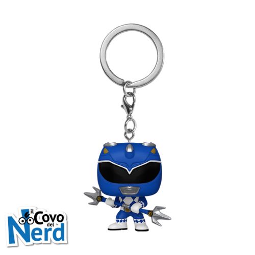 Alternative view of Funko POP! Keychain: Power Rangers - Blue Ranger