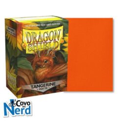 Matte Tangerine Sleeves (100) Dragon Shield Standard