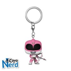 Alternative view of Funko POP! Keychain: Power Rangers - Pink Ranger