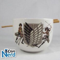 Tazza Ramen Attacco dei Giganti Eren Mikasa Just Funky 470ml