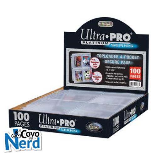 Platinum Series For Toploaders Page Display (100pz) Ultra Pro 15848