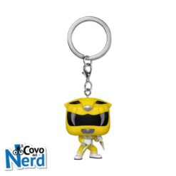 Alternative view of Funko POP! Keychain: Power Rangers - Yellow Ranger