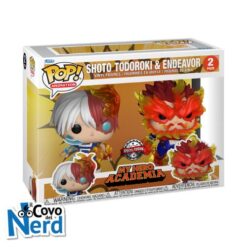 Funko POP! Animation: My Hero Academia - Shoto Todoroki & Endeavor 2 Pack Special Edition