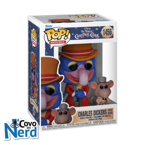Funko POP! Movies: The Muppet Christmas Carol - Chales Dickens w/Rizzo 1456