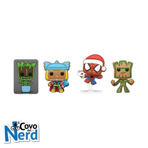 Alternative view of Funko POP! Marvel: Tree Holiday Box (4 Pack)