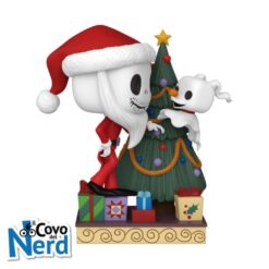 Alternative view of Funko POP! Deluxe: The Nightmare Before Christmas 30th Anniversary - Jack Skellington & Zero W/Tree 1386