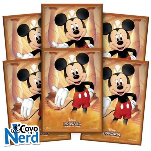 Bustine Protettive Mickey Mouse - Lorcana (65 pezzi)