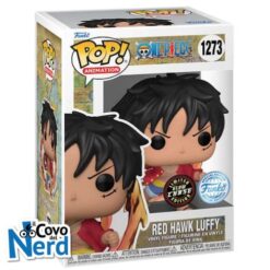 Funko POP! Animation: One Piece - Red Hawk Luffy Special Edition Chase Exclusive Glows in the Dark 1273