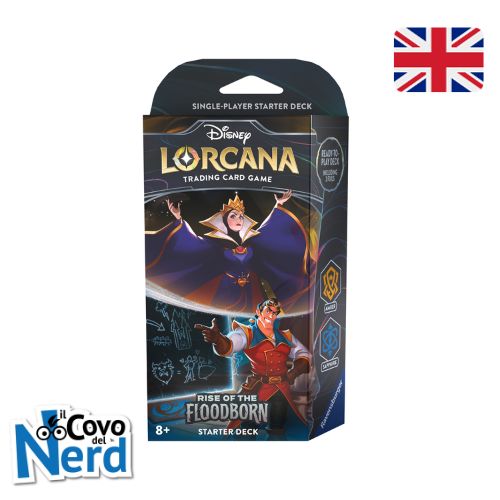 Amber/Sapphire Starter Deck: La Regina & Gaston - Rise of the Floodborn - ENG