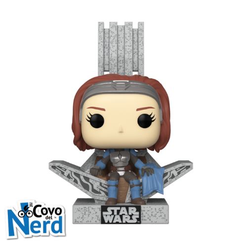 Alternative view of Funko POP! Deluxe: Star Wars The Mandalorian S9 - Bo-Katan Kryze on the  Throne 669