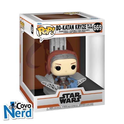 Funko POP! Deluxe: Star Wars The Mandalorian S9 - Bo-Katan Kryze on the Throne 669