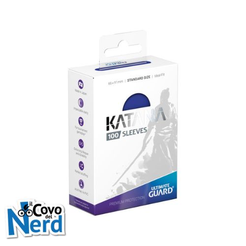 Katana Standard Sleeves Blue - Ultimate Guard (100 Sleeves)