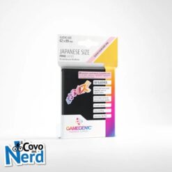 Prime Black Sleeves (60) Japanese Size Gamegenic