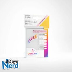 Prime White Sleeves (60) Japanese Size Gamegenic